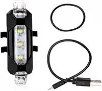 Pisca Bike Sinalizador Luz Traseira Led Vermelho Usb