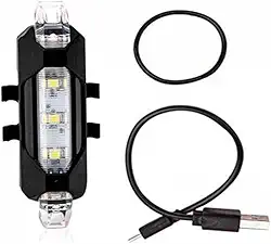 Pisca Bike Sinalizador Luz Traseira Led Vermelho Usb