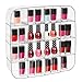 mDesign Vitrina coleccionista – Caja expositora para pared en plástico con 16...