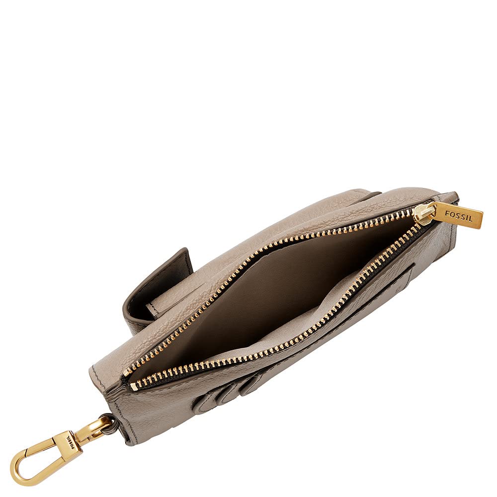Fossil Geschenk für Frauen Rio, Eco Leder/Polyurethan Trim Pouch braun 10,2 cm L x 2,6 cm B x 16,2 cm H SLG1483200