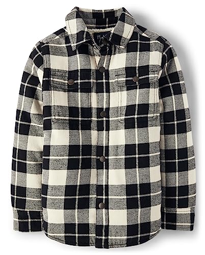 Image of The Children's Place Boys' Sherpa Lined Shirt Jacket