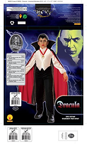 Disfraz de Drácula para niño talla grande miniatura 2