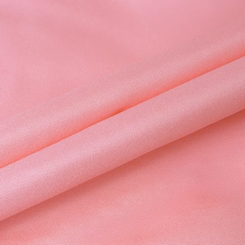 JOSNAAN 59 W Waterproof Canvas Fabric by The Yard Upholstery Fabric for Indoor & Outdoor Use (Pink 1Y-6oz)