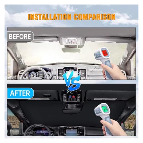 Pare-soleil de fenêtre avant pour Dodge RAM 1500 2019-2024