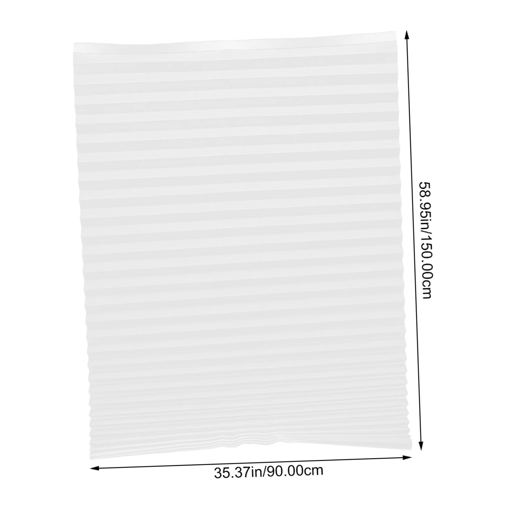 Alipis Self-Adhesive Pleated Door Blinds No Drill Privacy Shades Blackout Curtains for Living Room Bedroom Easy Installation