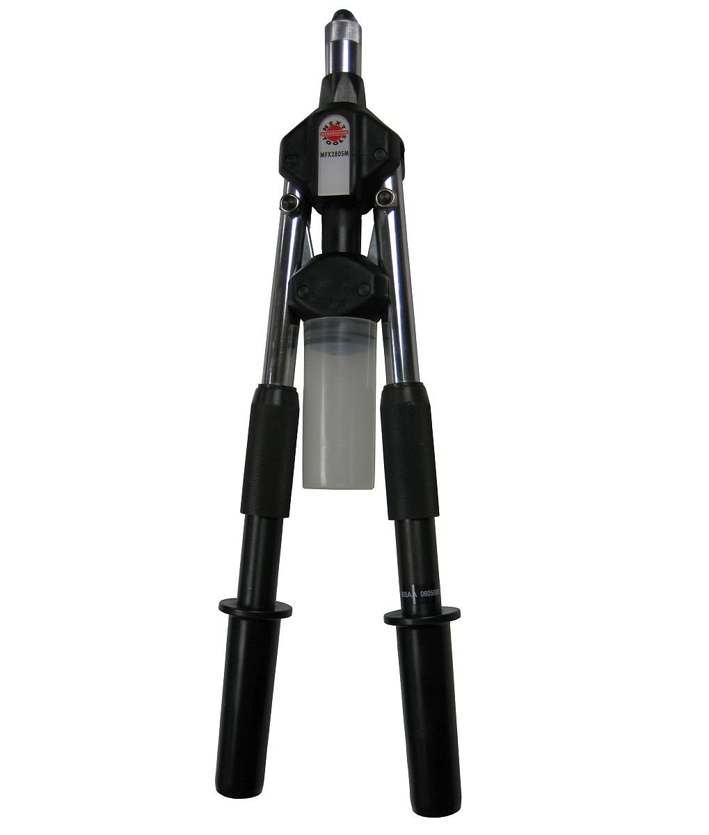 Heavy Duty Long Lever Blind Rivet Hand Tool in A Wood CASE with 5/32