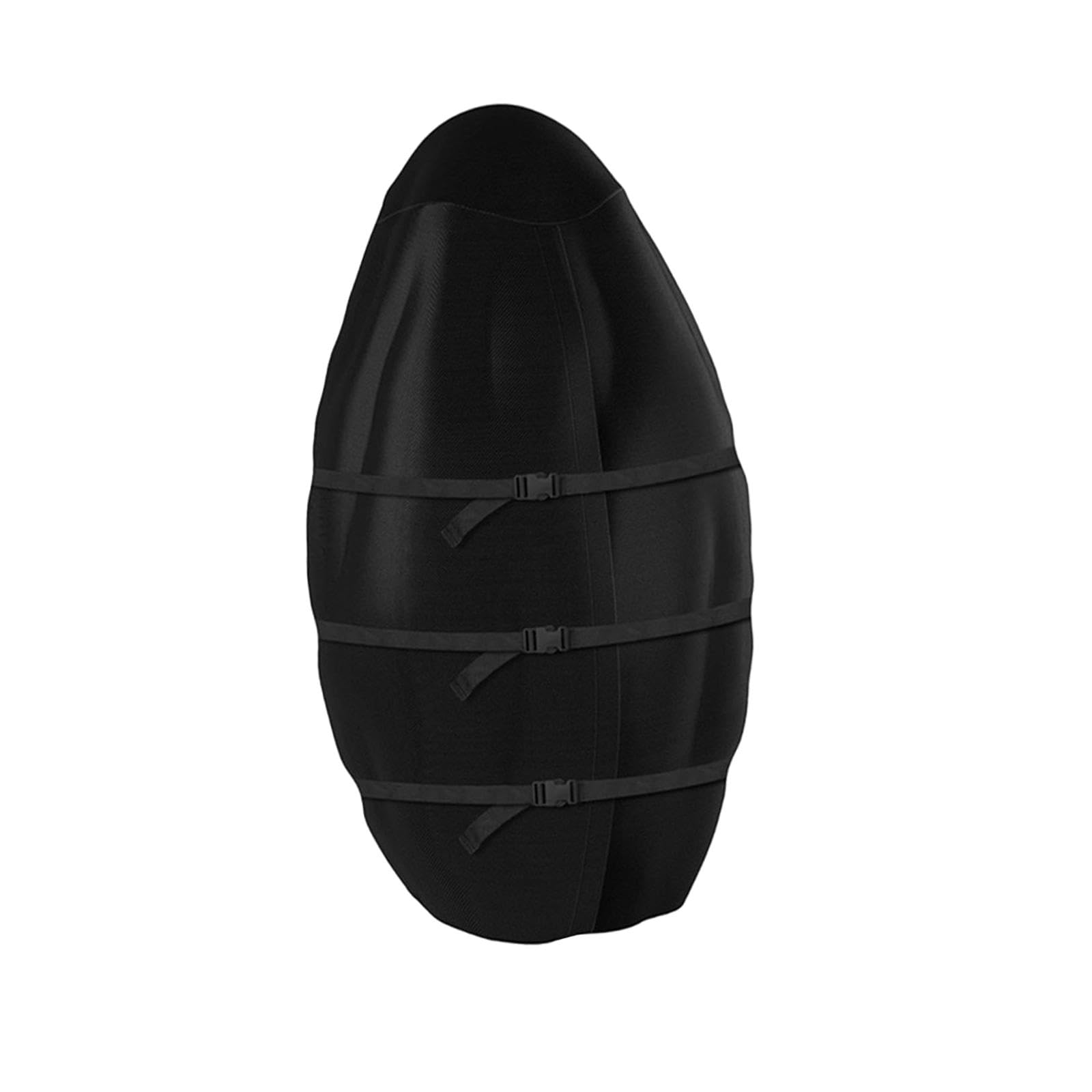 Qianly Upright Christmas Tree Storage Bag, Upright Xmas Tree Bag, Upright Holiday Storage Container, Stand Not Included, Black 76 cmx152 cm