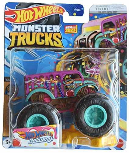 Hot Wheels Monster Trucks Delivery, Snack Pack 5/6 2023 Connect and Crash Car
