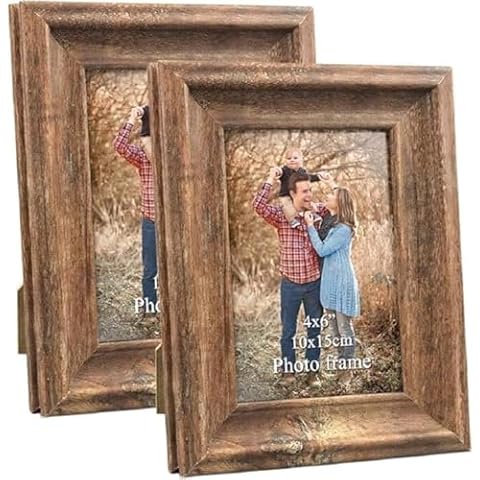 PETAFLOP Rustic Picture Frame Set of 2 Cover