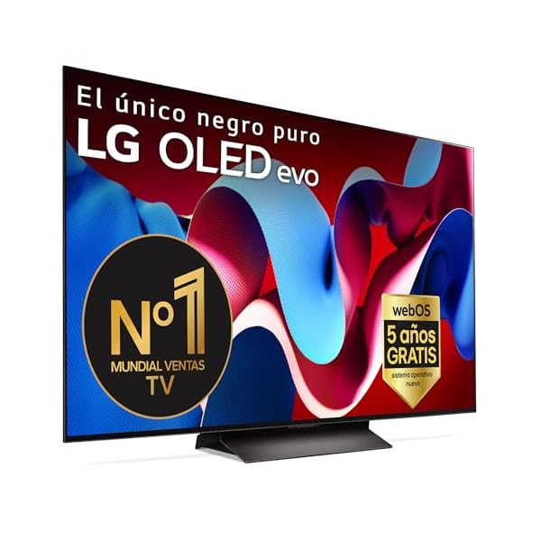 LG OLED55C45LA, 55", OLED 4K, Procesador a9 144 Hz, AMD FreeSync