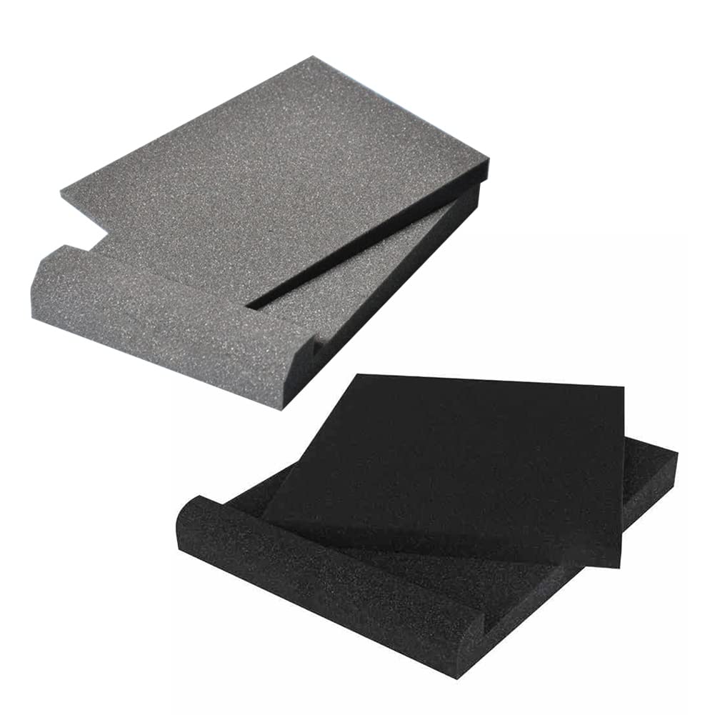 Waaka 2 Set Studio Monitor Isolation Pads, Acoustic Isolation Pads, Stabilizer Speaker Base, Studio Monitor Acoustic Isolation Pads, Eliminates Audio Vibrations For Studio Monitor, Subwoofer, Loudspeakers