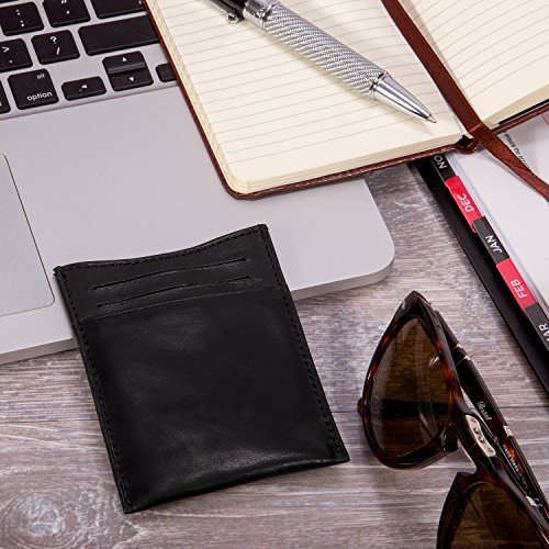 Tony Perotti Mens Minimalist Front Pocket Money Clip Wallet & Card Holder Italian Leather2