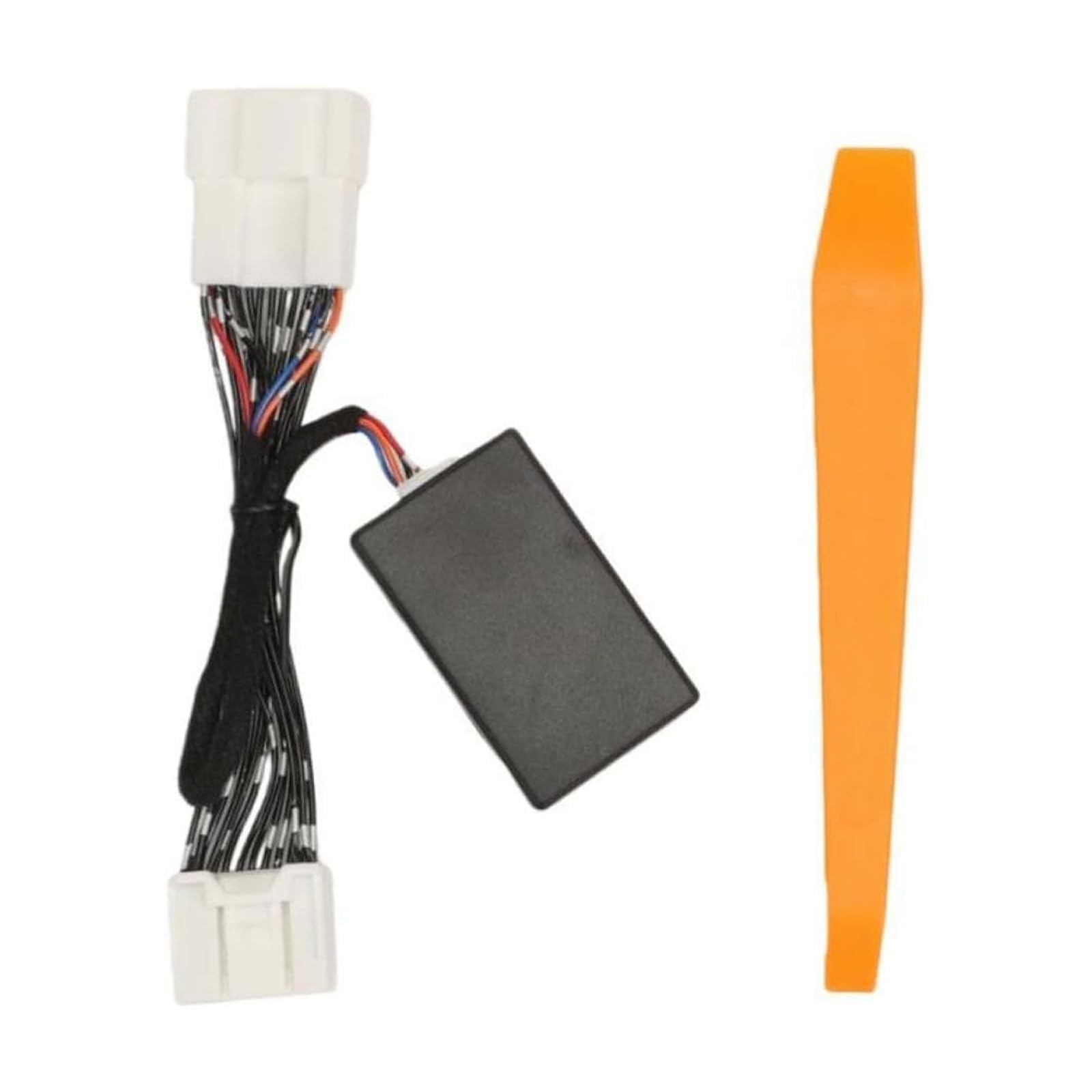 Start Stop Bypass cablaggio 12 V per l'aggiornamento del cablaggio del veicolo, scatola di controllo in linea Plug and Play con coppia di connettori, per uso in pendolarismo oggi