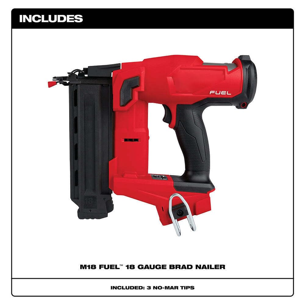 Suitable for Milwaukee 2746-20 M18 FUEL 18V 18 Gauge Brad Nailer - No Charger, No Battery, Bare Tool Only.