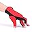 Roaming Quick-Dry Breathable Billiard Shooters Carom Pool Snooker Cue Sport Glove Fits on Left Hand (Red-Left Hand, L/XL)
