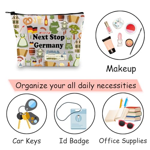JXGZSO Germany Trip Zipper Bag