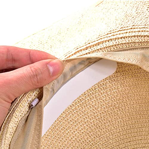 Image of Hats Reducing Tape, 10pcs Hat Size Reducer, Hat Sweat Liner Hat Reducing Tape, Foam Reducing Tape, Hat Size Tape, Self Adhesive Tape for Men Women Sweatband (Black) Hat Curving Band