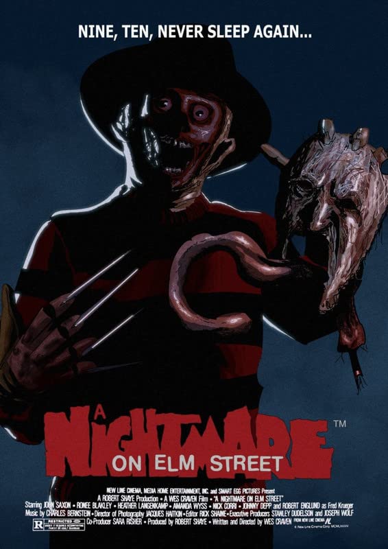 A NIGHTMARE ON ELM STREET 1984 5 J36560 A4 Poster on Photo Paper