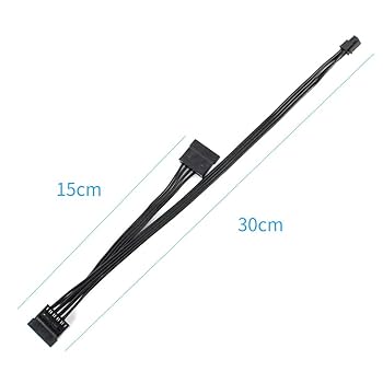 なお　PCパーツ（MB、CPU、メモリ、SSD４TB、電源） Amazon | JMT PC電源ケーブル ミニ 4ピン→SATA SSD Lenovo M410