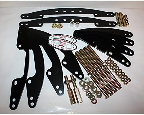 DiamondJCustoms Front ATV Widening Kit for Honda TRX 250EX & 2010-Present 250X, 6" Widening, Powder Coated Steel
