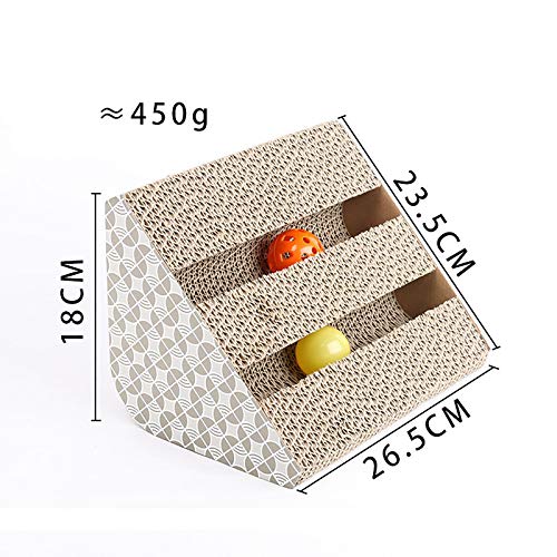 Cicilin Arranhador de gato, divertido de gato, arranhador, cartão, brinquedo de garra de gato com er