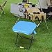 Menolana Camping Stool, Folding Chair, Folded Zipper Handbag, Outdoor Footstool, Folding Stool for Concert Patio Traveling Picnic, Blue