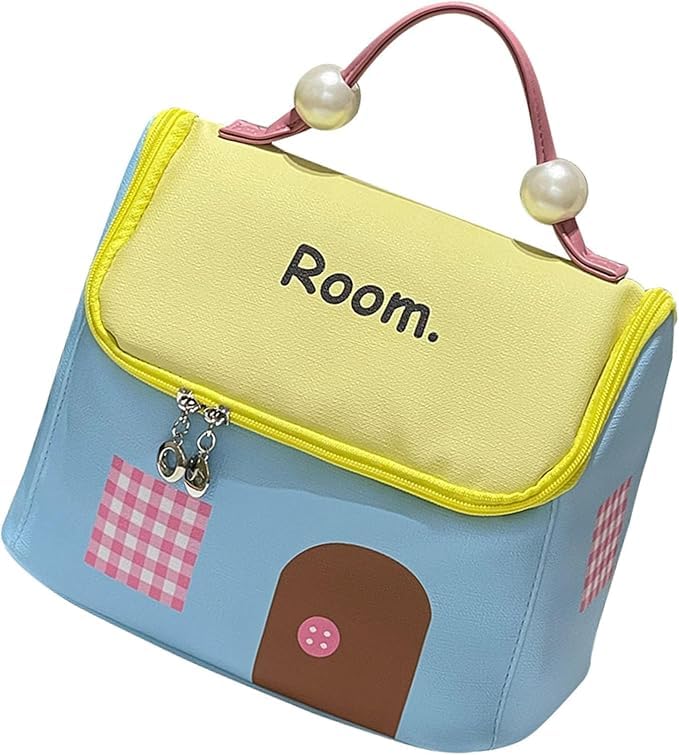 ACROWN Makeup Organizer Pouch Professional Large Cosmetic Bag with Big Compartment, Makeup Brush Holder Room-muticolour-image-33
