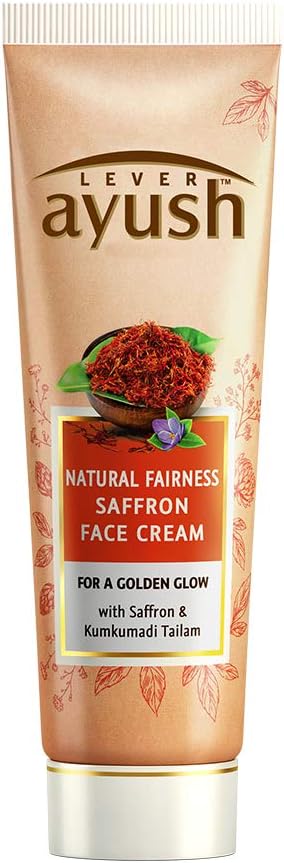 Ayush Natural Fairness Saffron Face Cream, 50g