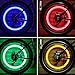 Wooswen Led Spoke Lights forBicycle Bicycle Spoke Led Lights Tire Valve Cap Flashlights C