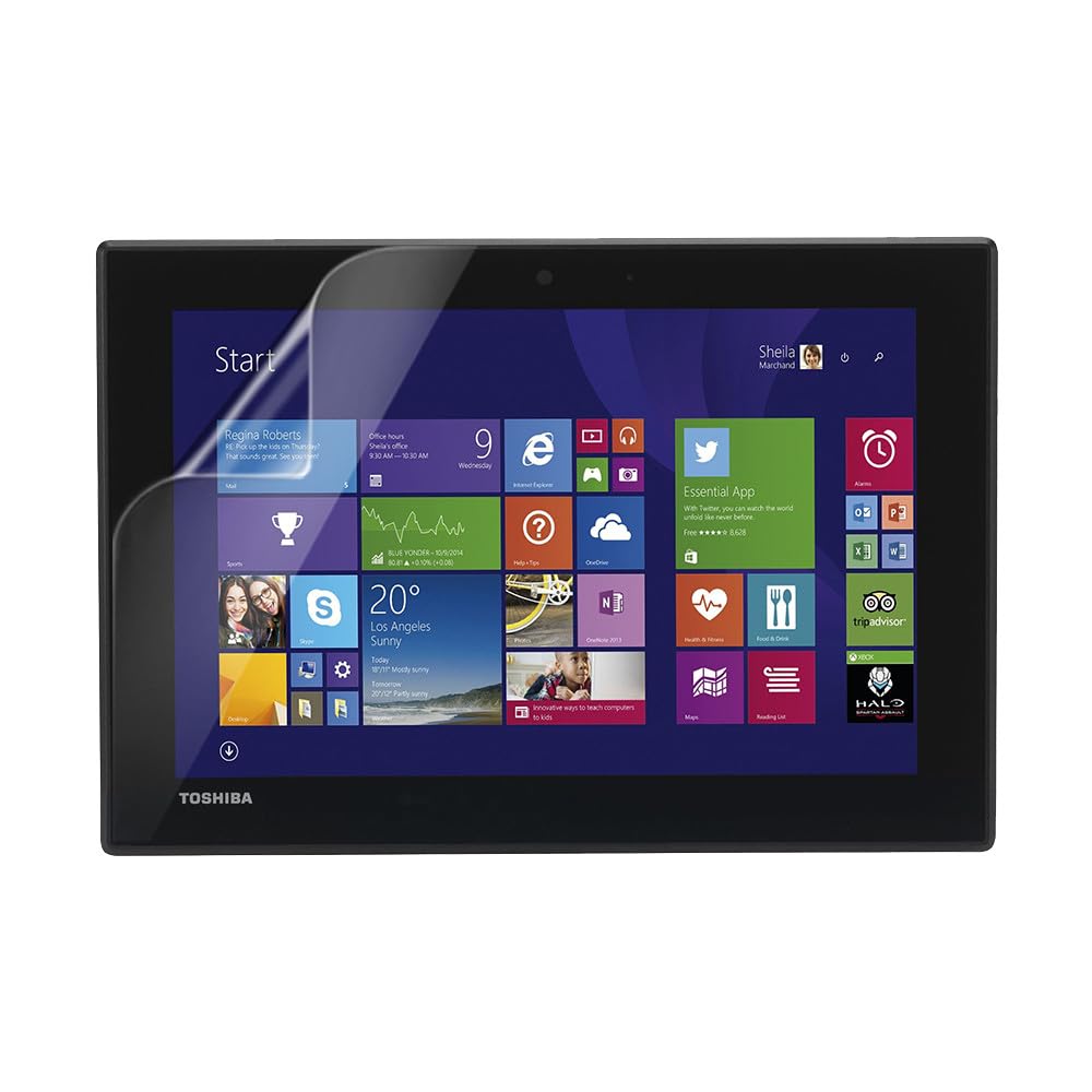 Celicious Matte Anti-Glare Screen Protector Film Compatible with Toshiba Satellite Click Mini L9W-B [Pack of 2]