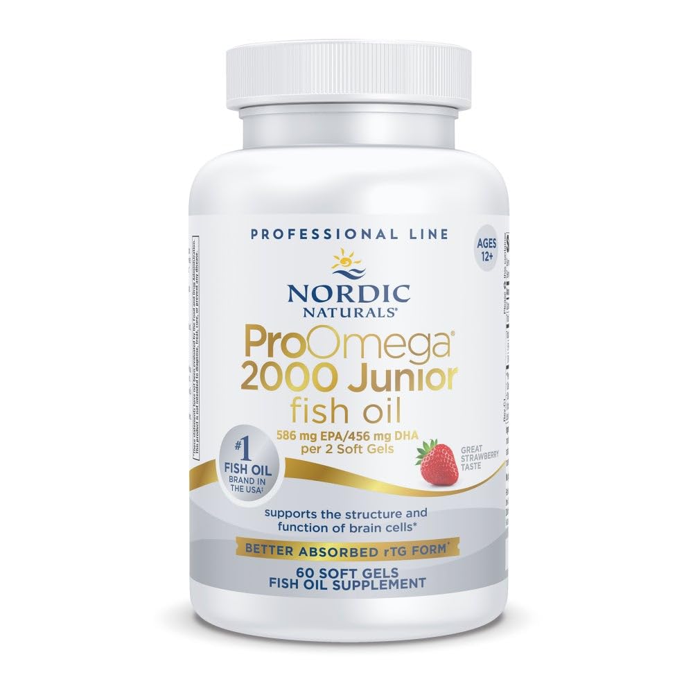 Nordic Naturals ProOmega 2000 Jr. for Kids, 1120mg EPA DHA - 60 Count