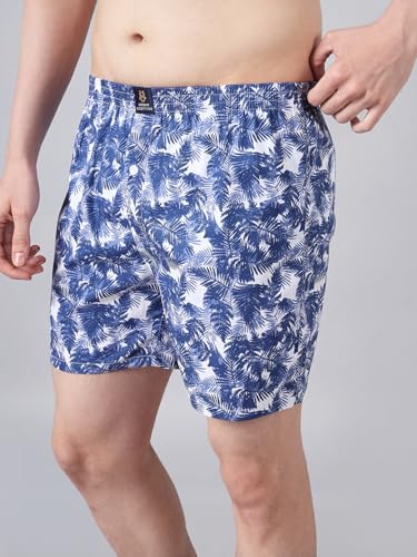 Image of Urban Scottish Ultra-Comfortable Men's Boxer Pants (Pack of 4), 100% Cotton with Stylish Print, Soft & Stretchy Elastic Waist Band, Dynamic Movement & Hardwearing Stitching,Breathable Gentle Snug Fit