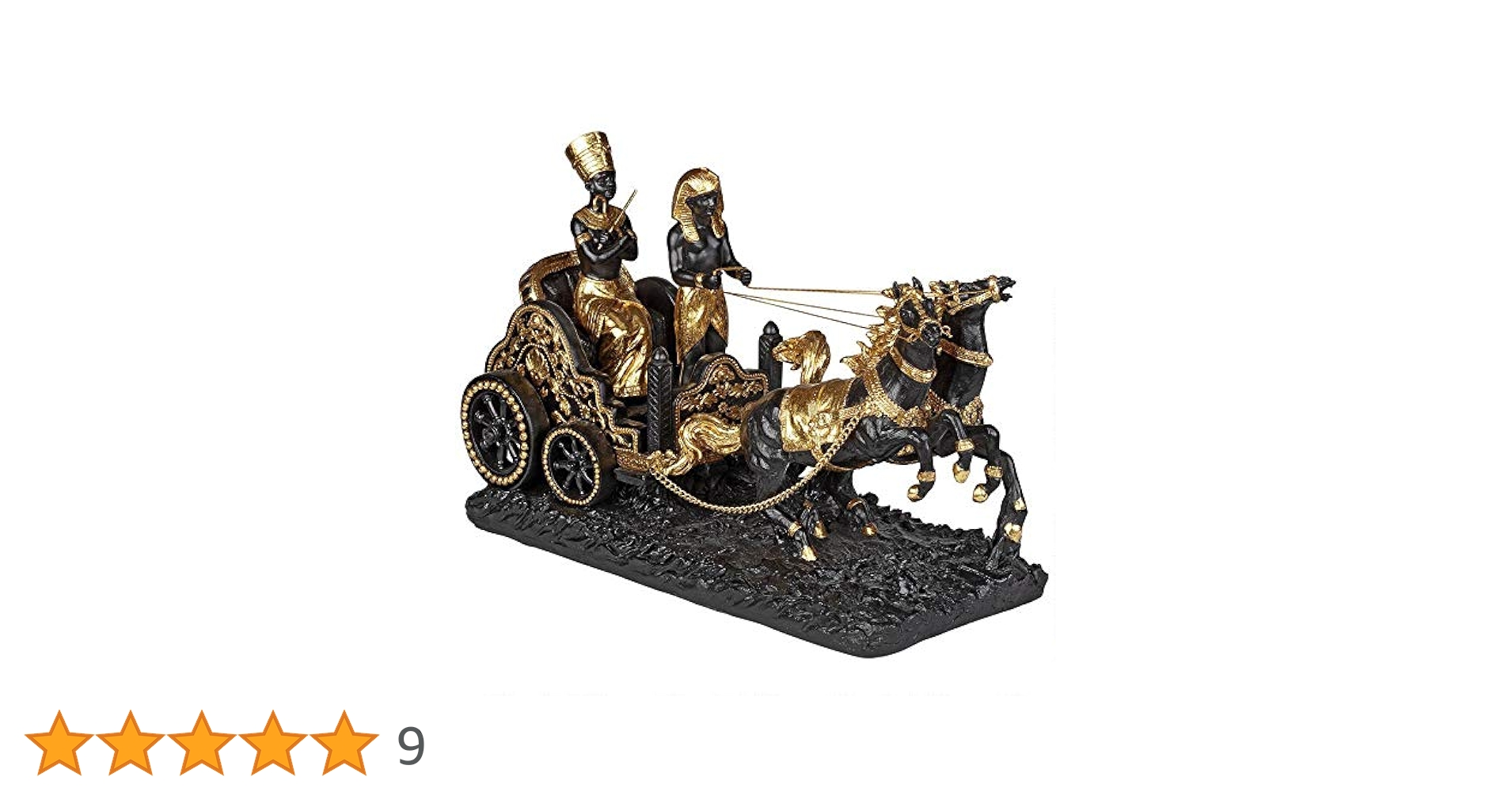 Amazon.co.jp: Design Toscano ファラオの戦車行列 エジプト像 15.5