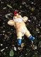 iapyx® Gartenzwerg Exhibitionist wetterfest, Porno Zwerg, Nudist FKK Garten-Zwerg liegend