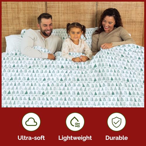 Image of Christmas Duvet Cover Cal King Size - 104 x 98, Christmas Tree 3