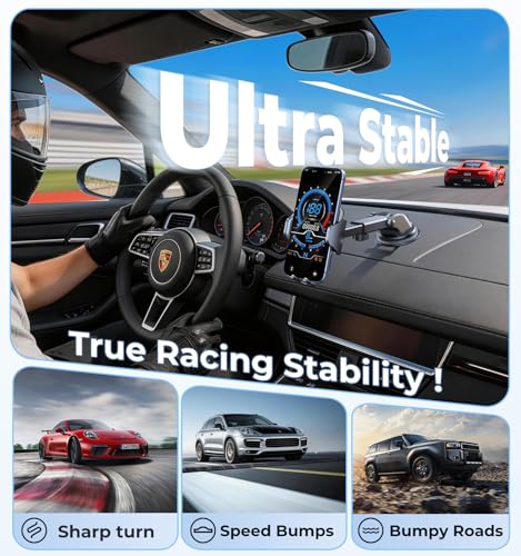 Image of VICSEED 2026 Upgraded [86LBS Ultra-Powerful Suction] Car Phone Holder Mount