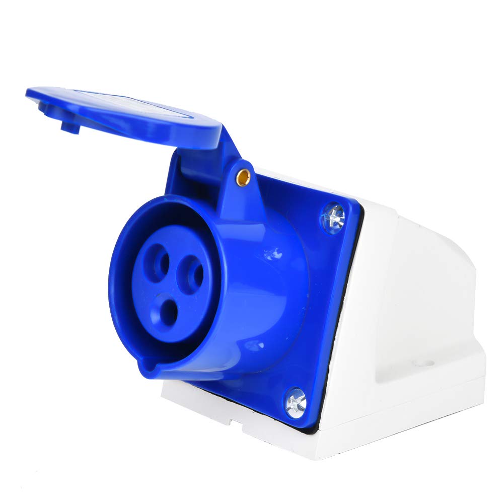 Conchos industriales de 16A 220-250V Conector de casquillo de 3 pines IP44 impermeable BEM-113 para áreas interiores y exteriores