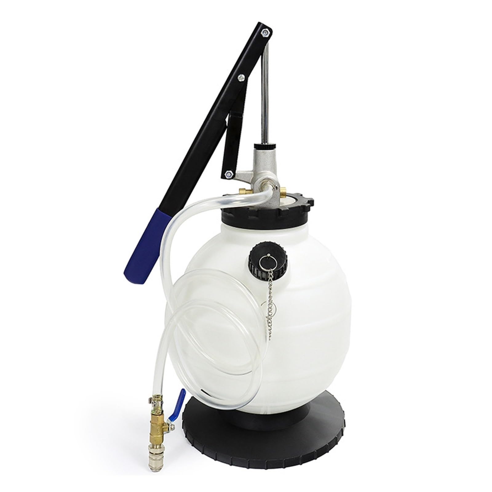 Pompa do wymiany oleju, Przenośnik Emitujący Pompę Próżniową Sterowanie 7,5 L Uniwersalny Zestaw Adapterów Do Wymiany Oleju Z Zaworem I Wzmacniaczem 15 Szt dla łodzi Rv Truck(7.5L pot)