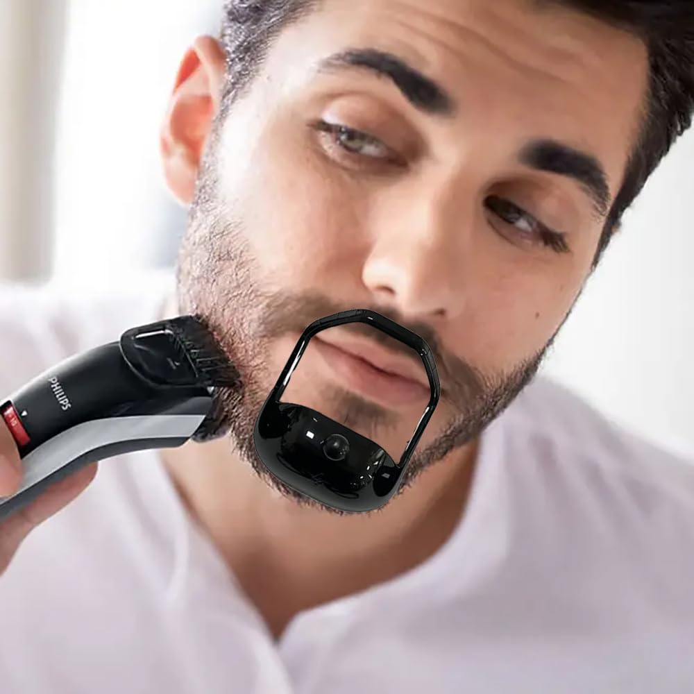 5 Pezzi modelli da barba per pizzetto Pizzetto Trimmer Modello Modello per Lo Styling Della Barba per il Taglio Simmetrico Della Barba da Uomo