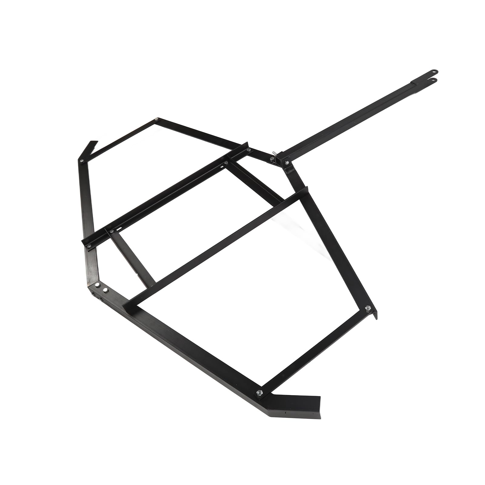 Fafeicy Rastrillo Nivelador de Césped de Acero Resistente de 74 Pulgadas, Construcción Duradera, Peso Máximo de 50 Libras, Ideal para Remolques de Jardín ATV UTV y Nivelación de Patio