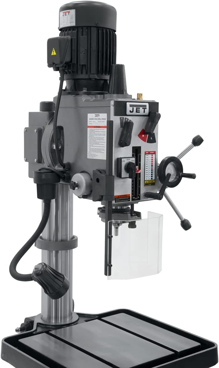 JET 20-Inch Geared Head Drill Press, 2 HP, 230V 3Ph (Model GHD-20)