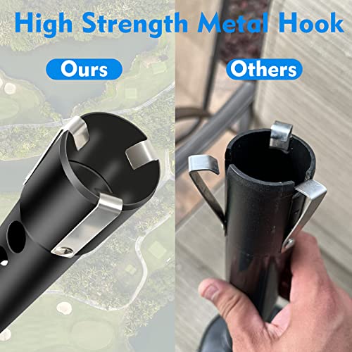 Golf Ball Retriever, Aluminium Golf Ball Picker Upper Tube, 34.25 Inch Golf Ball Shagger Grabber, Hold 20 Golf Balls Collector, Ball Retriever Tool Golf & Golf Gift For Men Women #TOP2