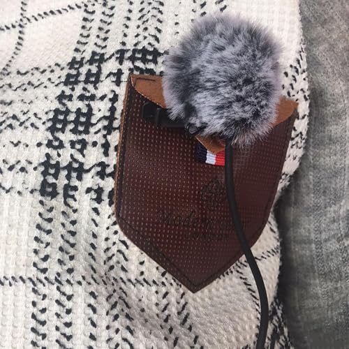 Lavalier Wind Muff, Mic Furry Windscreen, 5.5 X 5.5 X 2cm / 2.2 X 2.2 X 0.8inch Lavalier Wind Screen Microphone Microphone Cover - Image 2