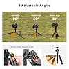 K&F CONCEPT Mini Desktop Tripod, 20.5''/ 52cm Compact Desk Material Tripod with 360° Ball Head, 1/4'' Quick Release Plate for Camera Video Camcorder, Load up to 13.22 lbs/6 KG #4