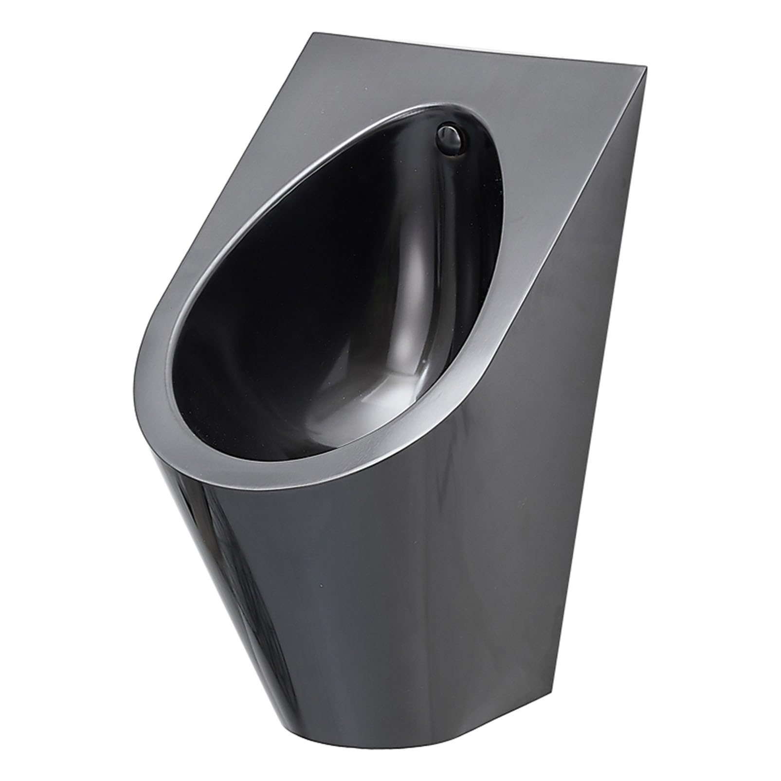 OTQEFTN Men's Adult Urinal Bathroom Toilet, Wall Mounted Urinal Durable Stainless Steel Urinal Men's Urinal, Household/Commercial Men's Adult Urinal Bathroom Toilet, Male Sanitar