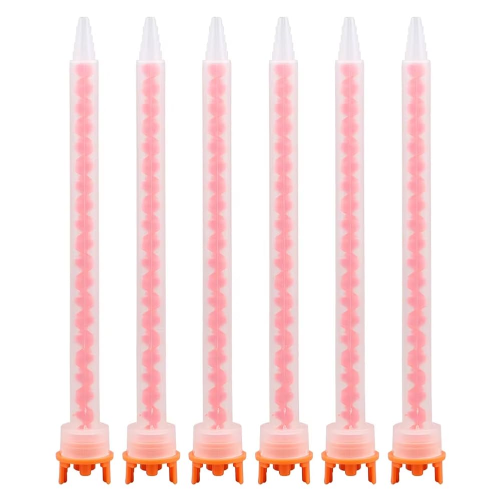 Adhäsive Patronen Epoxy-Mischdüse 20pcs Statische Mischdüse MFHX08-18T Tippmixer Düsen (4: 1/10: 1 Verhältnis)