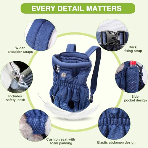 ALLSOPETS Dog Carrier Backpack for Small Medium Dogs, Lightweight - Image 3