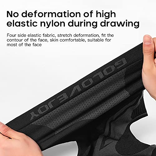 zhiang Lenço de proteção UV com colarinho e protetor solar, bandana respirável para caminhadas ao ar