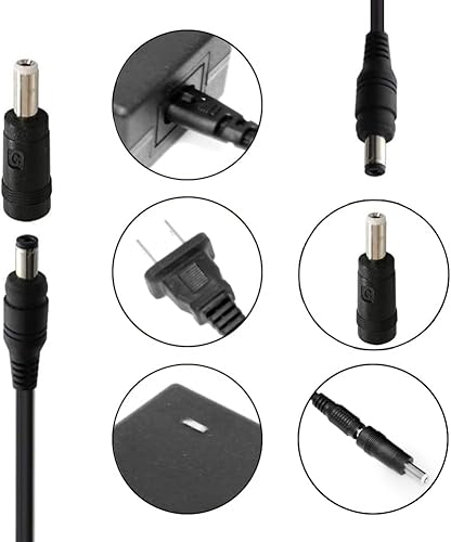 Miniatura 2 de Cargador de batería de 54.6V 2A Fuente de alimentación de 54.6V para batería de 48V 13S con enchufe DC 0.217x0.083 in / 0.217x0.098 in