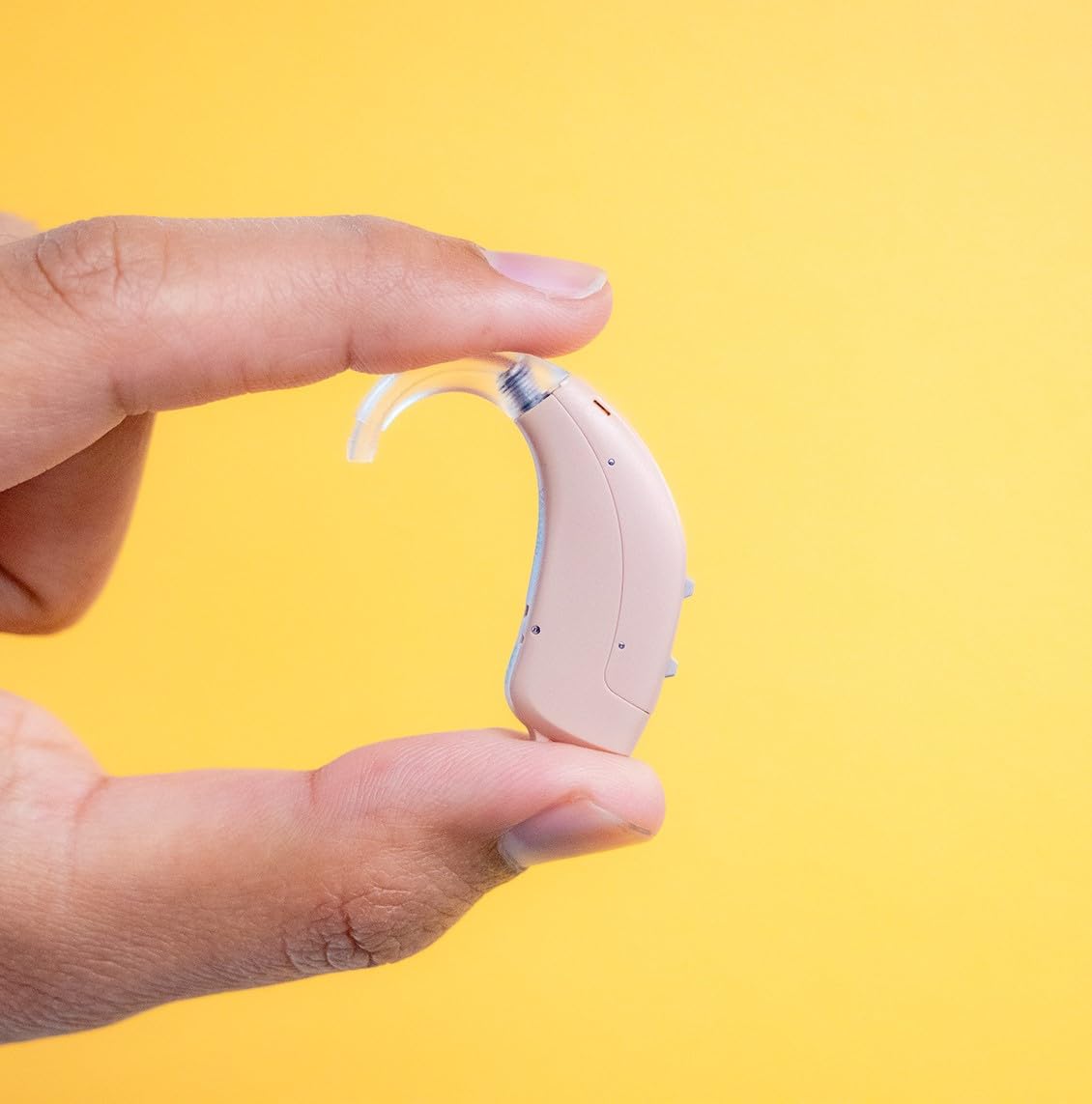 VESUVIO XTM P P4-8 Channels Noise Cancellation Hearing Aid Machine/Ear Machine For Old Age,Best Battery Operated & Easily Programmable Hearing Aid for Moderate To Severe Hearing Loss., Beige